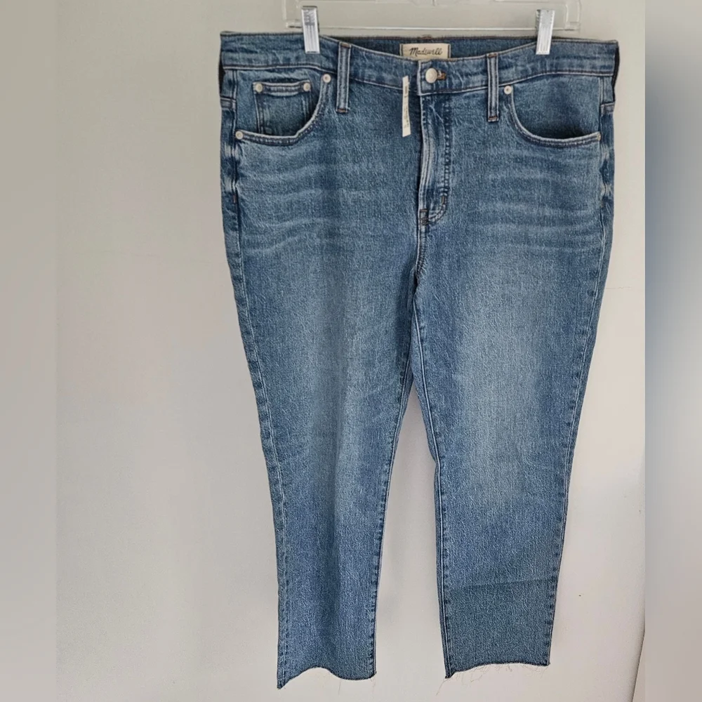Madewell NWT Mid-rise Perfect Vintage Jeans New Rough Hem